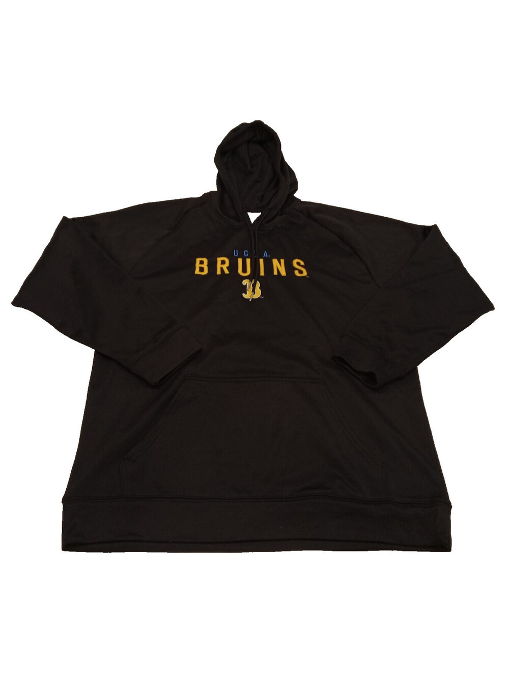 UCLA Bruins Hoodie Sweatshirt Mens Large Black Embroidered Logo Rivalry Threads